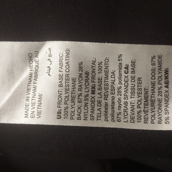 SOMA Smoothing Faux Leather Ponte Leggings - Picture 9 of 10